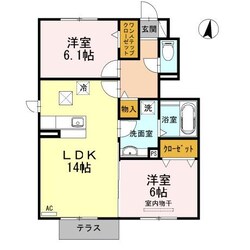 近鉄蟹江駅 徒歩20分 1階の物件間取画像